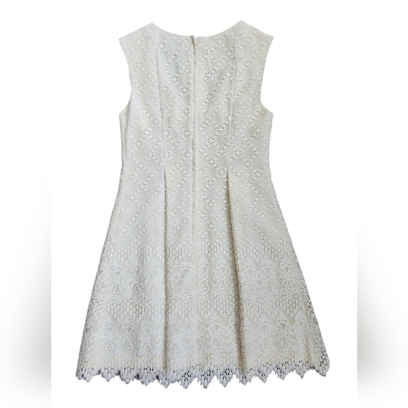 Vintage Rae Rag Dolls Women's 7 (0-2 xs) Pleated Mini Lace Lined Dress 70s? - Picture 14 of 16